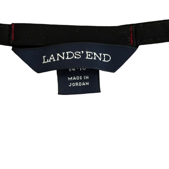 LAND’S END Women’s Fair Isle Snowflake 1/4 Zip Fleece Pullover Size L NWOT - Picture 4 of 5